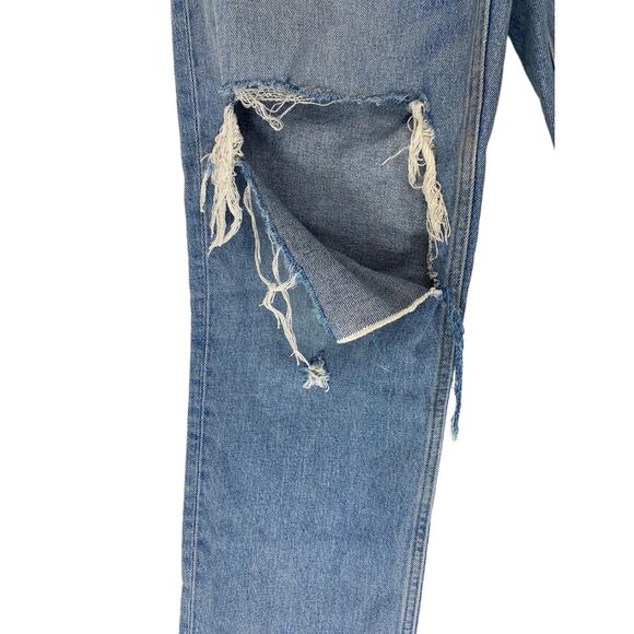 Abercrombie & Fitch Medium Wash The '90s Straight Ultra High Rise Jeans Size 4 - Picture 6 of 12